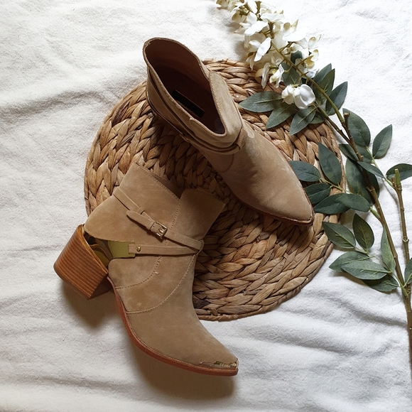 Rachel Zoe | NWOB Prestyn Suede Booties, USW10 - Picture 2 of 7